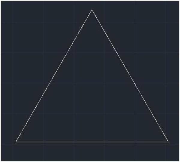 如何快速在CAD中画出等边三角形？